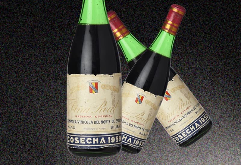 Rioja Wine: 1959 CVNE Vina Real Reserva Especial, Rioja DOCa, Spain