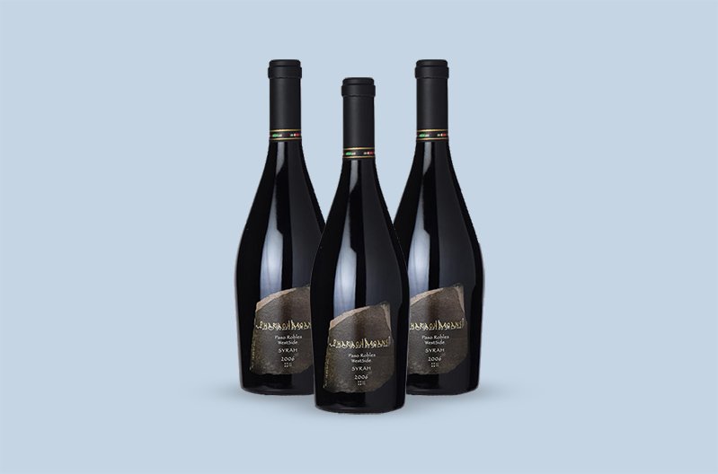 This Grenache and Syrah blend from the Pharaoh Moans Winery of Paso Robles has rich and intense aromas of stewed plums, black cherries, and blueberries.