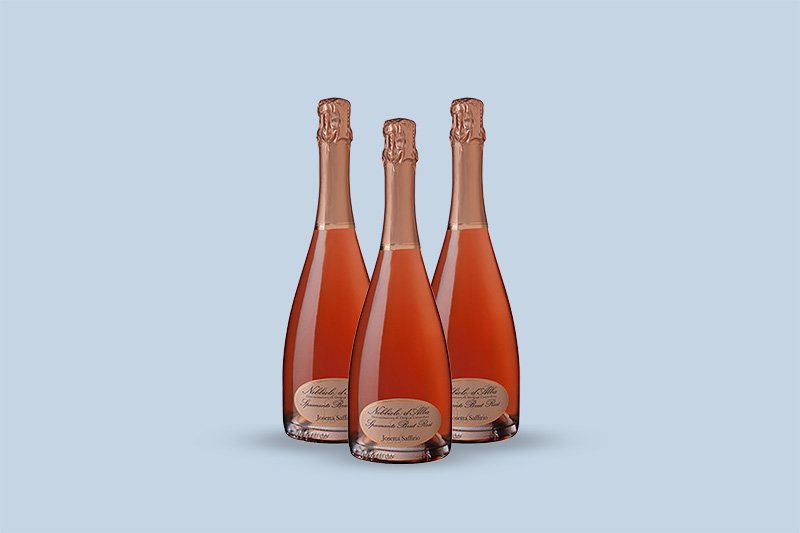 2017 Josetta Saffirio Nebbiolo d&#x27;Alba Spumante Rose Brut Metodo Classico