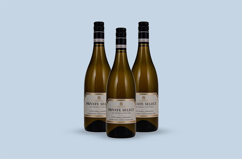 2018 Sonoma Cutrer Les Pierres Vineyard Private Select Single Barrel Chardonnay