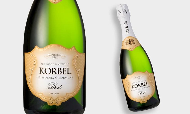 Make your next mimosa with Korbel Champagne Brut offers a nose of lemon and lime combined with medium-sized bubbles.