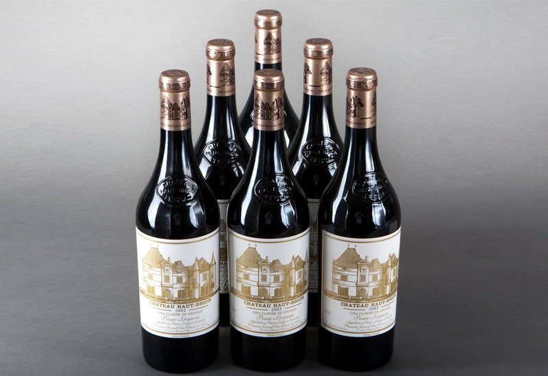 Chateau Haut Brion began using its instantly-recognizable bottle that emulates the designs of old decanter models.