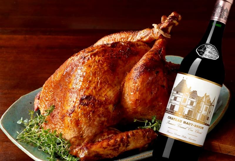 To avoid masking the delectable aromas and flavors of Chateau Haut Brion, stick to simpler tasting dishes.