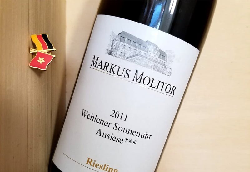 This 2011 Markus Molitor Wehlener Sonnenuhr Riesling Auslese, Mosel, Germany is perfect for a Sangria on a hot sunny day.