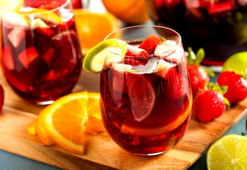 Sangria (means bloodletting in Spanish), is a drink packed with flavors, aromas and is commonly based on red wine. 