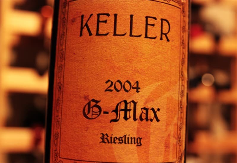 White Wine Glasses: Riesling Wine: Weingut Keller G-Max Riesling Trocken 2004
