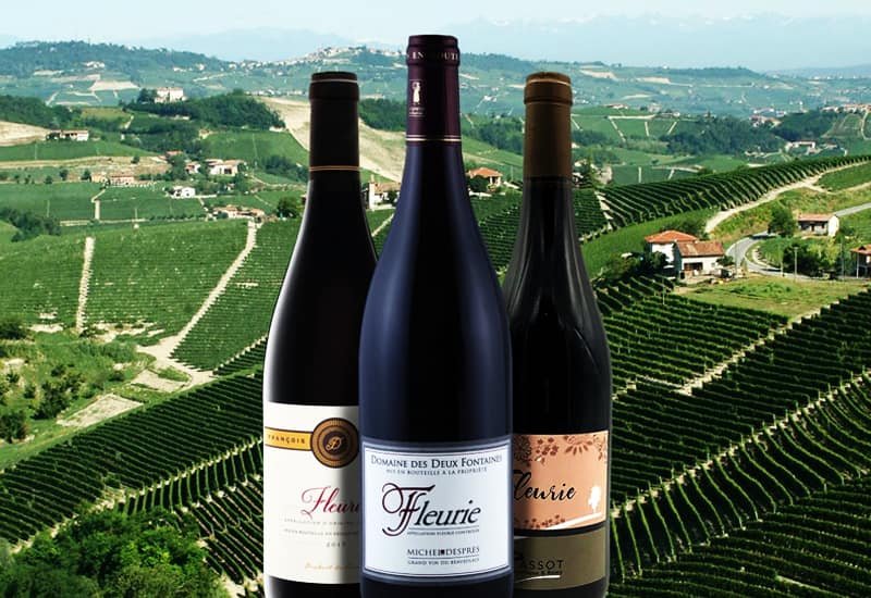 Fleurie: Known as “the Queen of Beaujolais”, this wine is highly aromatic with a beautiful floral aroma.