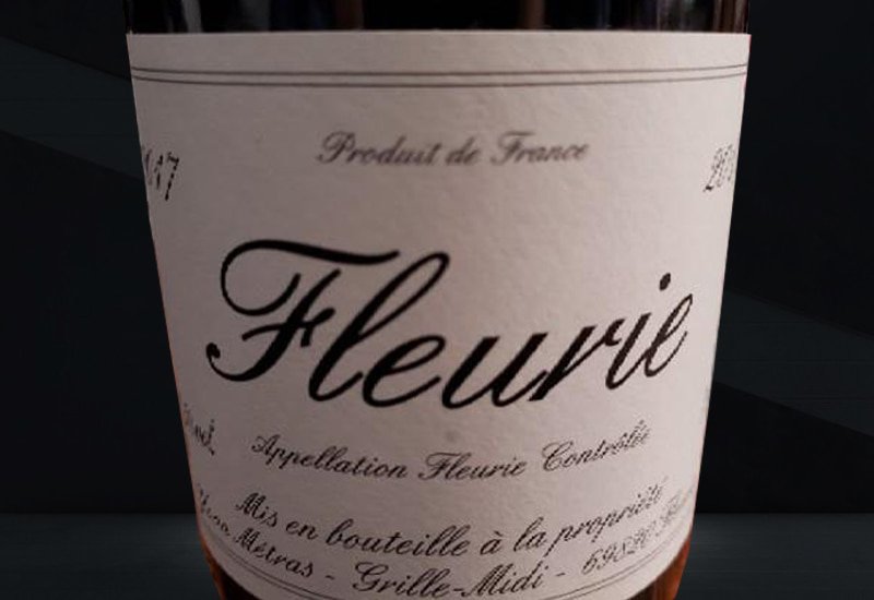 2017 Yvon Métras Fleurie Vieilles Vignes Beaujolais wine