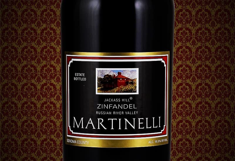 Zinfandel Wine: 2018 Martinelli Jackass Hill Zinfandel, Russian River Valley, USA