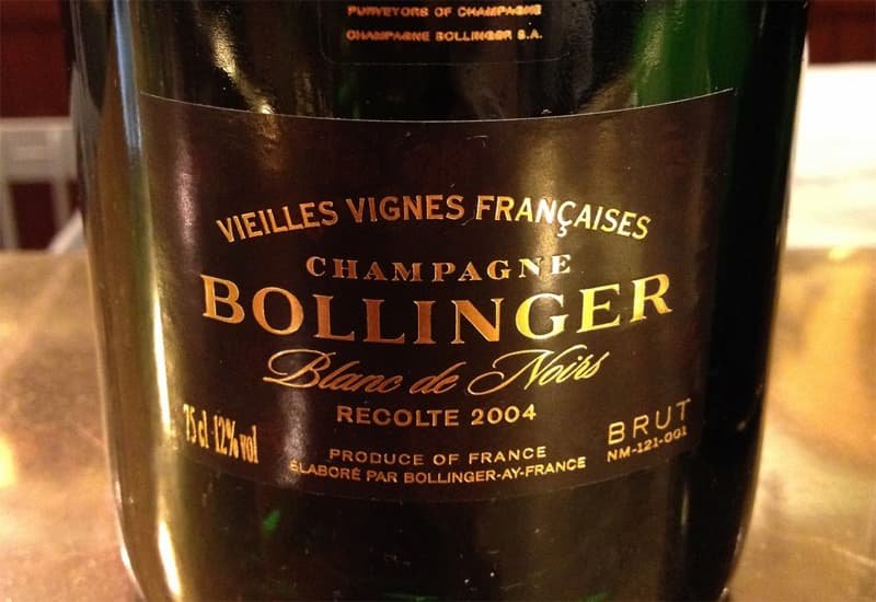 The Vieilles Vignes Francaises Blanc de Noirs is stunning to look at and taste!