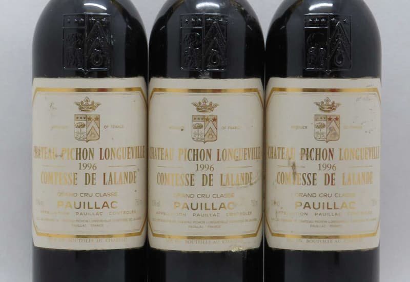 Pauillac Wine: 1996 Chateau Pichon Longueville Comtesse de Lalande