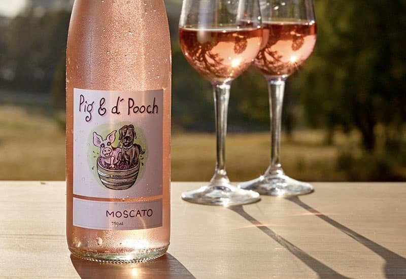 Moscato d’Asti is a semi-sparkling dessert white wine made from the Moscato Bianco grape varietal, also known as Muscat Blanc a Petits Grains.