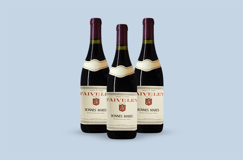 This exquisite Domaine Faiveley Bonnes-Mares Grand Cru Pinot Noir has a velvety texture with ripe red fruit notes.