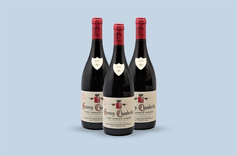 The 1964 Domaine Armand Rousseau Pere et Fils Gevrey-Chambertin Premier Cru has a seductive bouquet with earth and licorice aromas. 