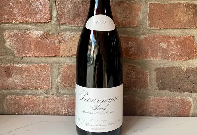 Gamay Wine: 2019 Domaine Leroy Bourgogne Gamay, Burgundy, France