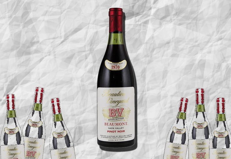 Beaulieu Vineyard: 1970 Beaulieu Vineyard BV Beaumont Pinot Noir