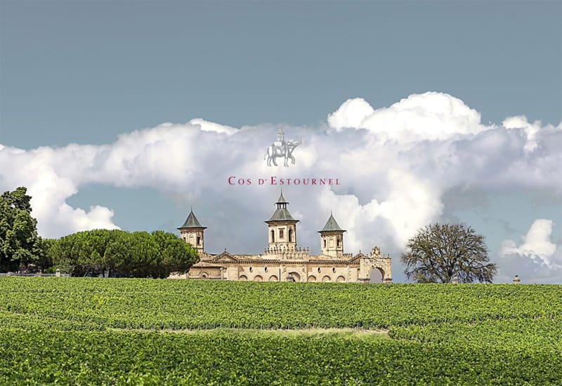 Chateau Cos d’Estournel is a beautiful winery in the St Estephe appellation of Bordeaux, next door to the famous Chateau Lafite-Rothschild. 