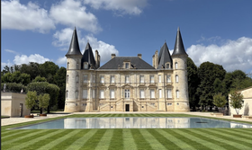 Château Pichon Baron, one of the most famous estates in Pauillac on Bordeaux’s Left Bank.
