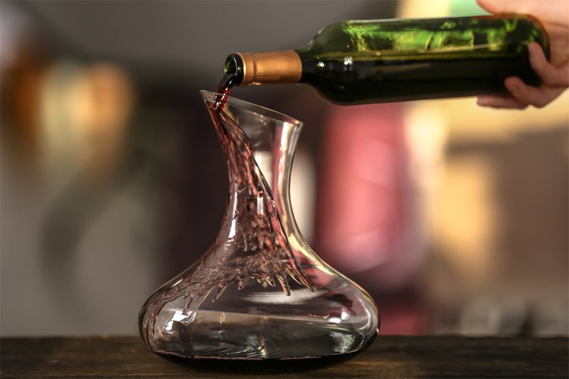 Red wine contains the most sediment and has higher tannin levels than other wine styles. 