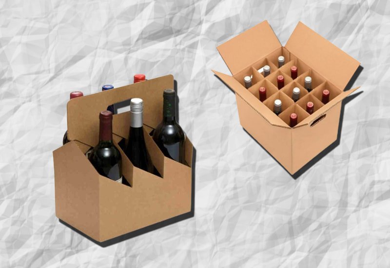 Depending on the wine bottle size in a case, there are two more types of wine cases besides the standard one with 12 bottles of the same wine.