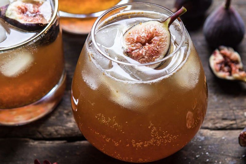 Fig and Rosemary Mule