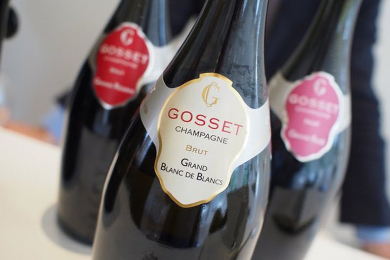 Gosset Champagne bottles