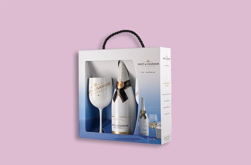 Moet & Chandon Ice Imperial With Glasses
