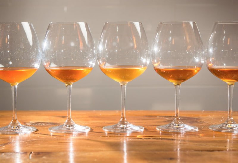 Orange wine is a white wine made using the traditional red wine fermentation process. 
