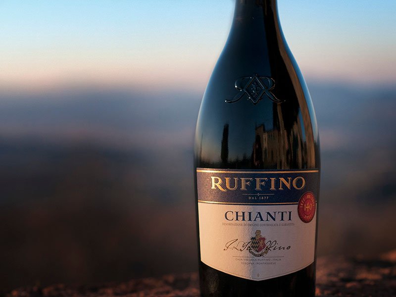 Ruffino Chianti wine