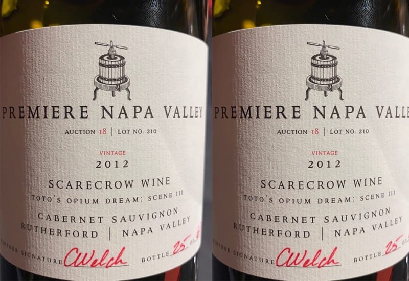 scarecrow wine 2014 Scarecrow &#x27;Premiere Napa Valley&#x27; Toto&#x27;s Opium Dream Scene Cabernet Sauvignon 