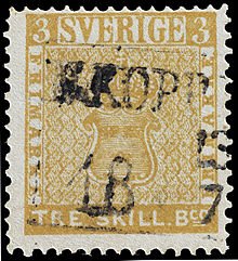 Swedish Treskilling Yellow, Sweden, 1855 ($4.2 Million).jpg