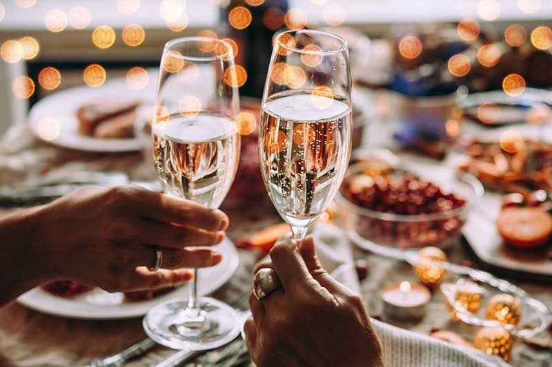 Types Of Champagne with Food