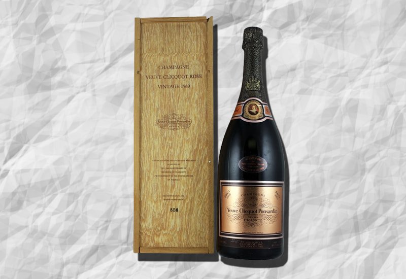 Veuve Clicquot Rose: 1969 Veuve Clicquot Ponsardin Vintage Brut Rose Champagne, France