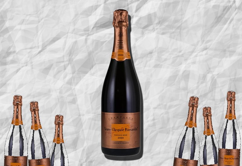 Veuve Clicquot Rose: 2000 Veuve Clicquot Ponsardin Vintage Brut Rose Champagne, France