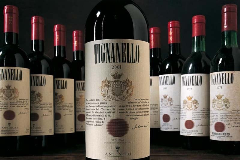 Best Italian Wine, Super Tuscan Tignanello