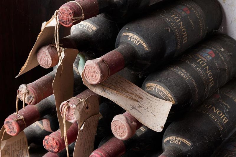 Aged Biondi Santi wines