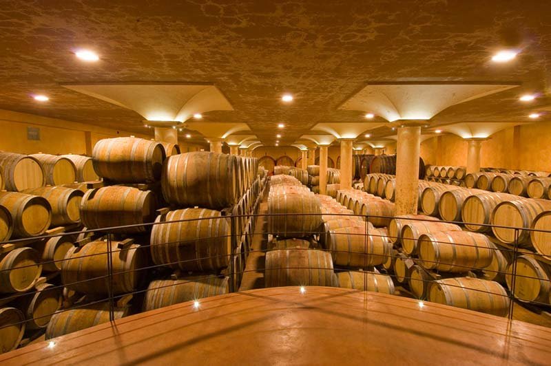 Casanova di Neri wine barrels for aging