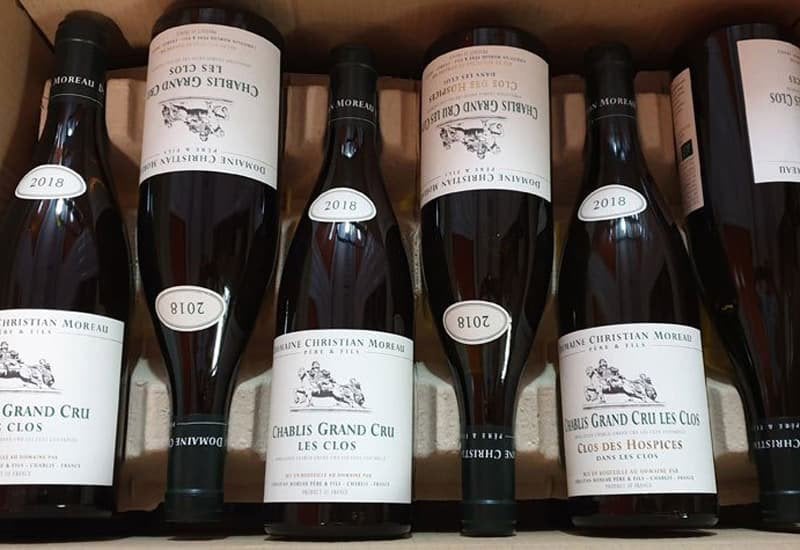 Case of Chablis Grand Cru wine