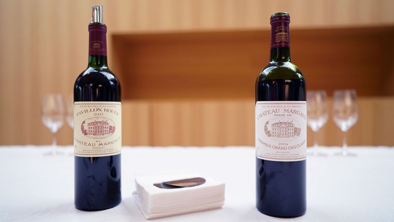 Chateau Margaux wine of Medoc