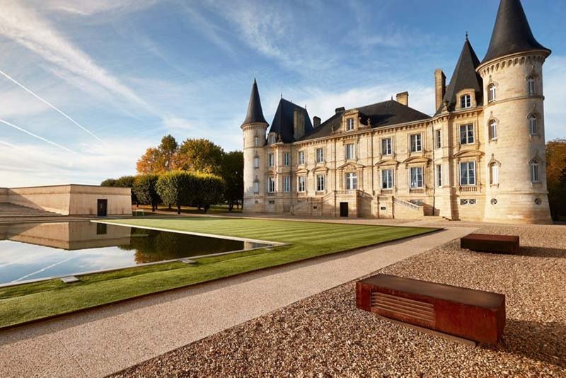 The Chateau Pichon Longueville estates are part of the Pauillac Appellation on the left bank of the Gironde Estuary in the Medoc wine region.