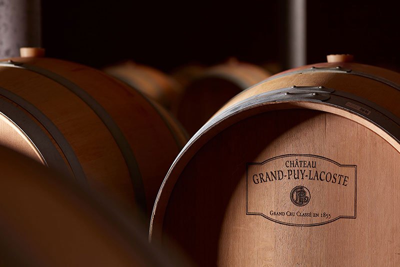 Grand Puy Lacoste barrels