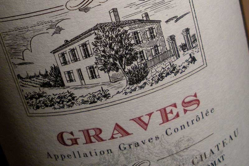 Wine from the Graves appellation controlee