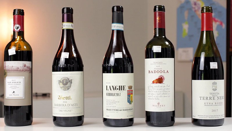 Here are some of the most renowned Italian wine regions.