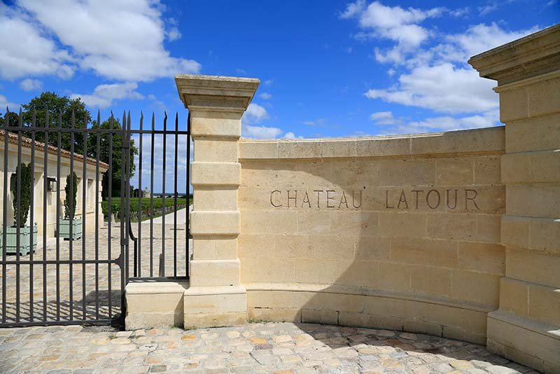 Chateau Latour in Left Bank Bordeaux