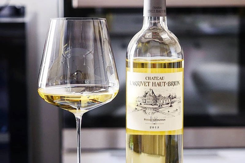 Pessac Leognan Chateau Brion Sauvignon Blanc white wine.