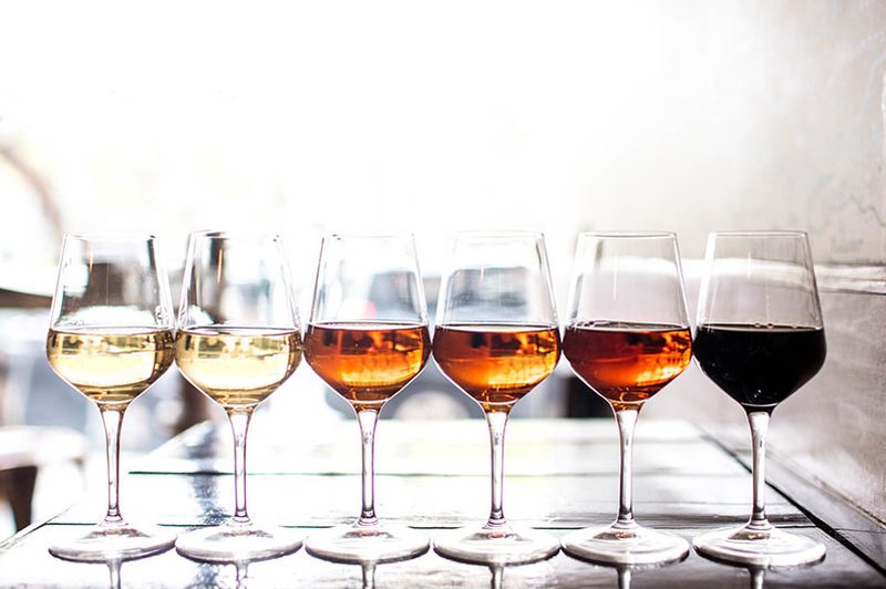 Different styles of Sherry wine.