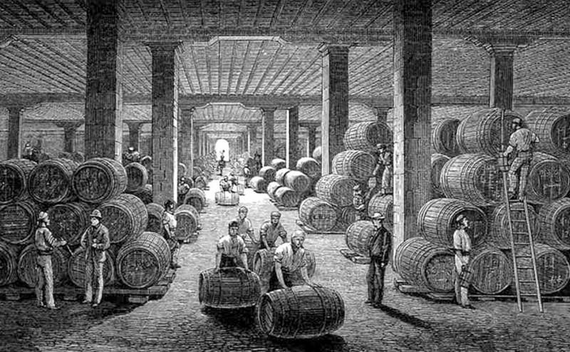The history of sherry wine and its casks