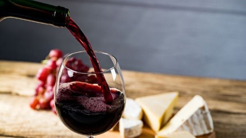 Sweet Red Wine with cheese pairings