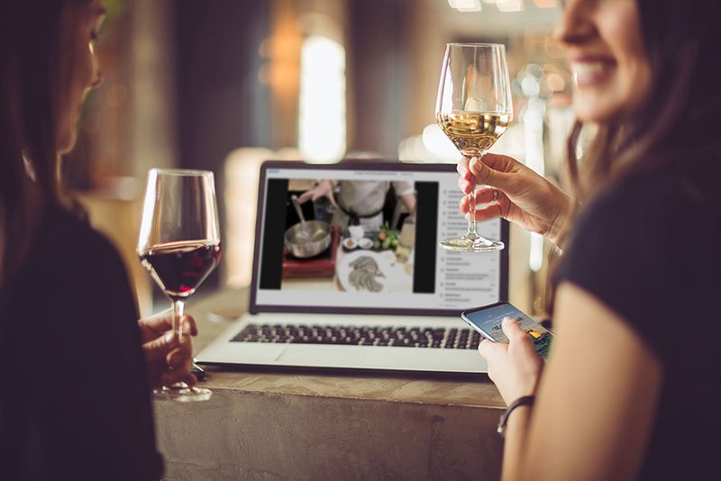 There are many types of wine tasting events you can attend to grow your skills as a wine taster. Try out a virtual wine tasting event!